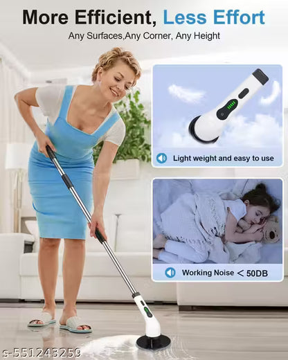 Electric Spin Scrubber,Cleaning Brush Scrubber for Home,